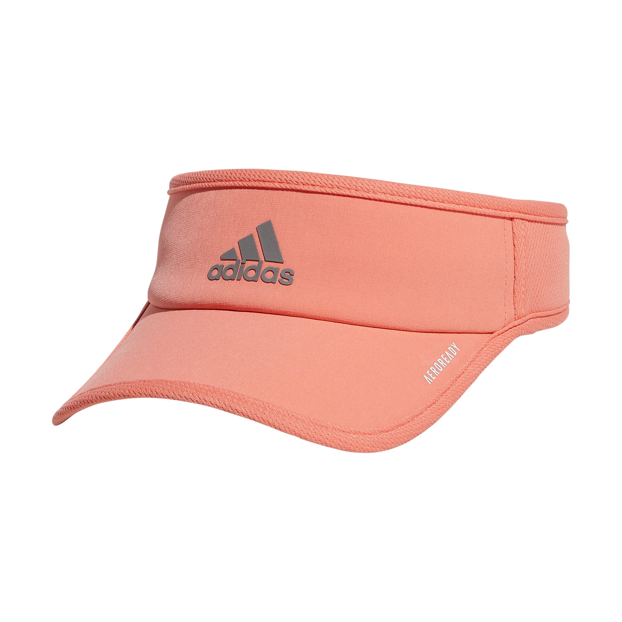 adidas Womens Superlite Visor Discontinued Semi Coral Fusion Pink/Silver Metallic One Size