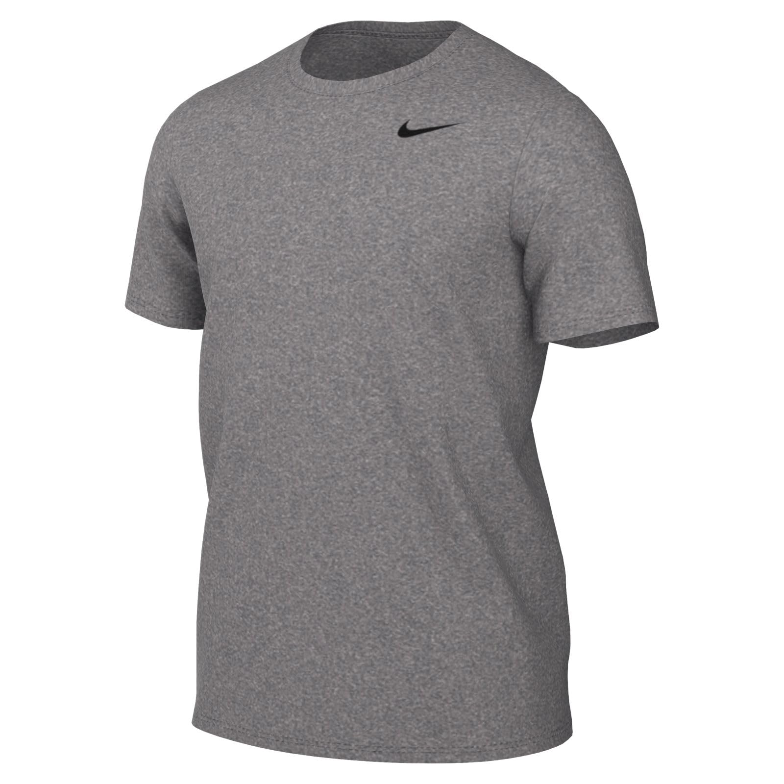 NIKE Mens Legend Long Sleeve Performance Shirt (TEAM CRIMSON/COOL GREY Medium)