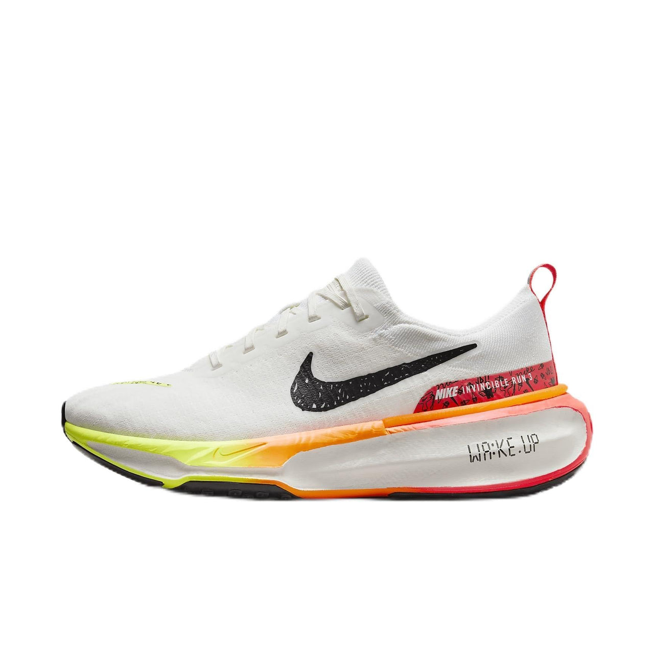 Nike Invincible 3 Mens Road Running Shoes (HF4915-100 White/Bright Crimson/Sail/Black) Size 9