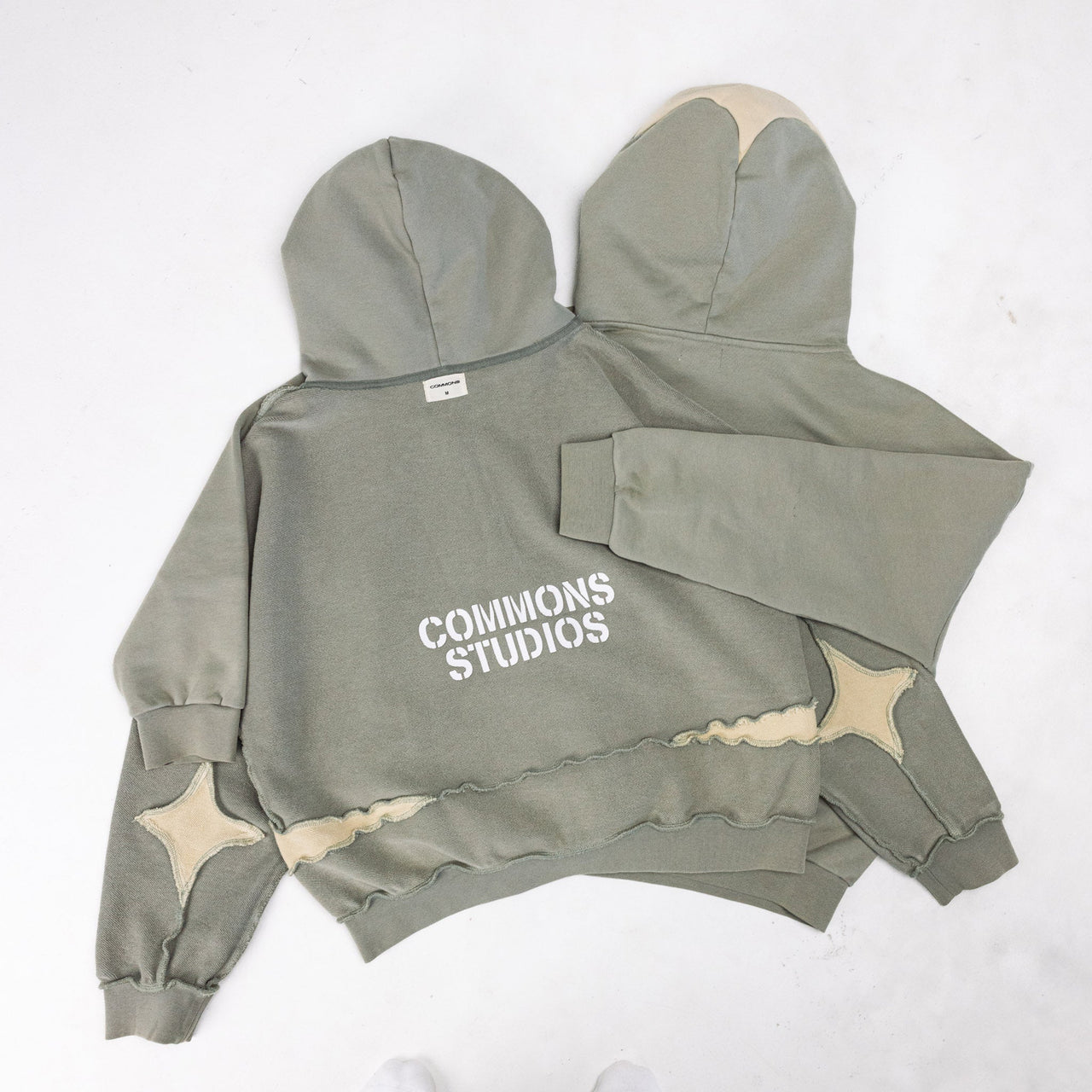 Commons Reversible 'Star' Hoodie Sage