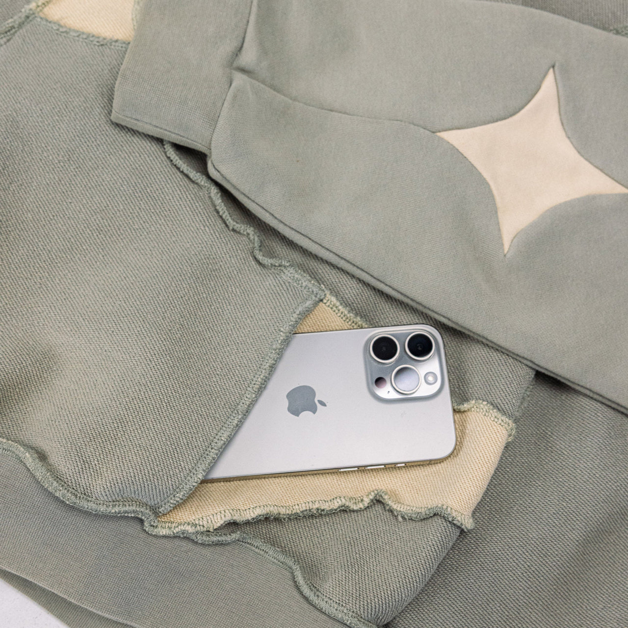 Commons Reversible 'Star' Hoodie Sage