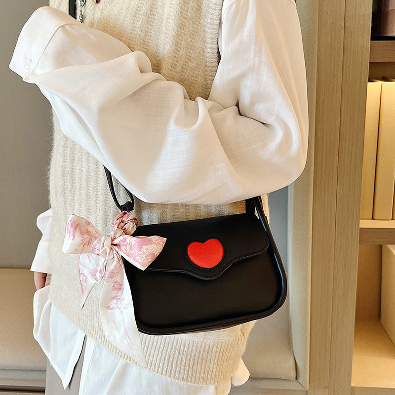Women's Simple Shoulder Bag Fashion Silk Scarf Crossbody (See size chart where applicable)