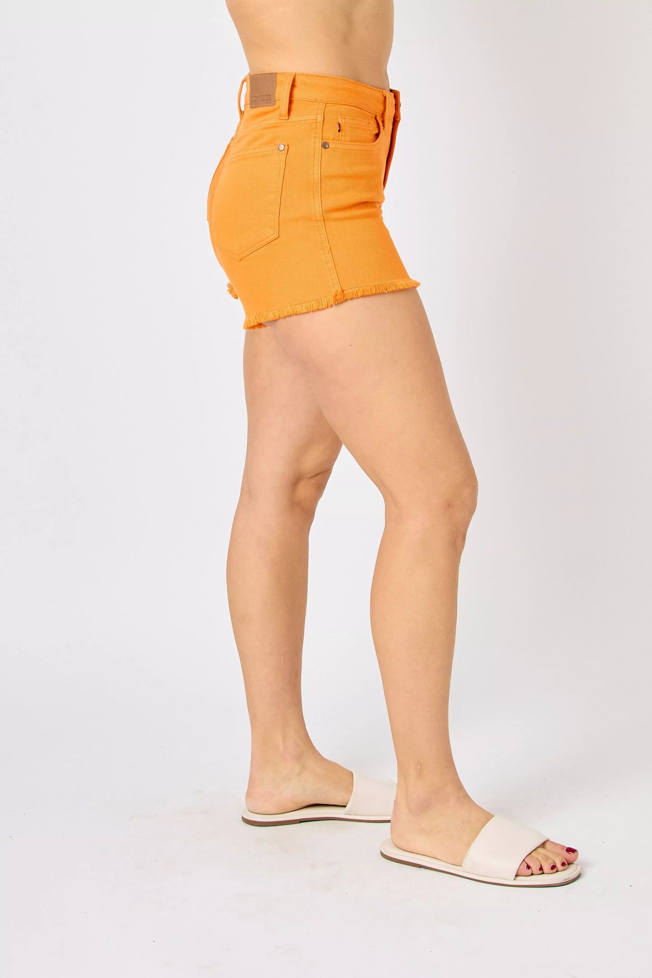 Judy Blue Fray Hem Denim Shorts