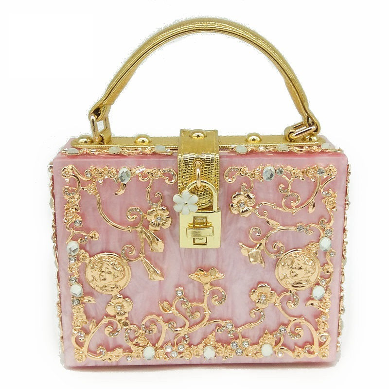 Pearl Rhinestone Bucket Bag (See size chart where applicable)
