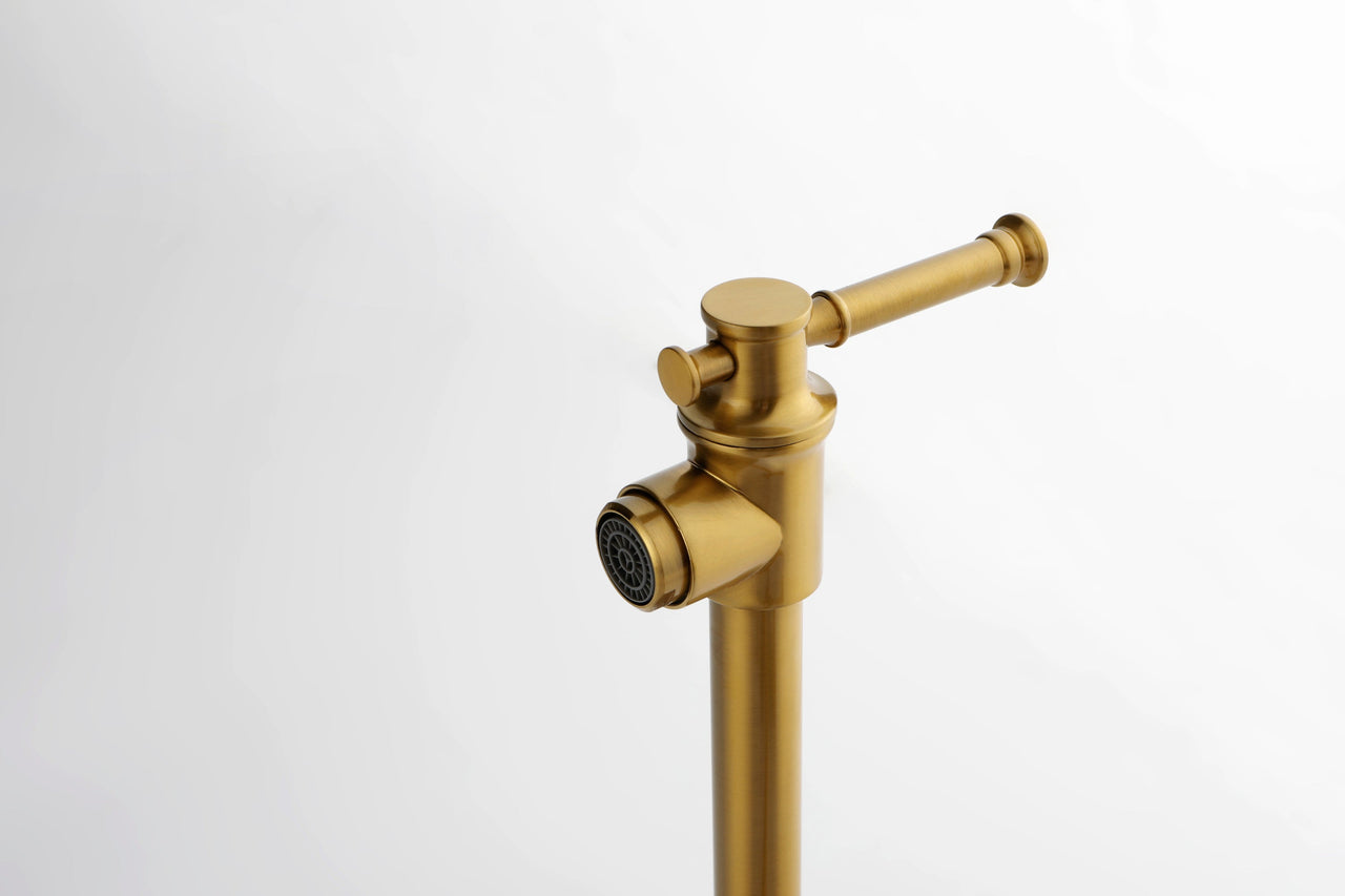 Wall mounted Pot Filler Faucet, Modern Brass Pot Filler Two-Attachment Wall Mount Folding Kitchen Pot Filler Swing Arm