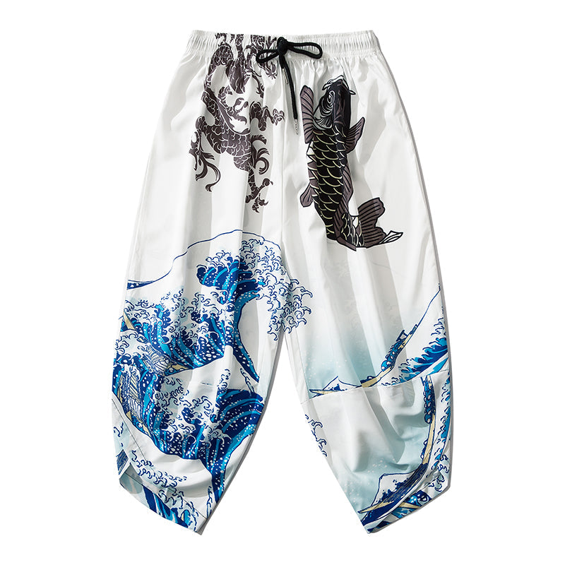 YC134 Great Waves Lightweight Pants