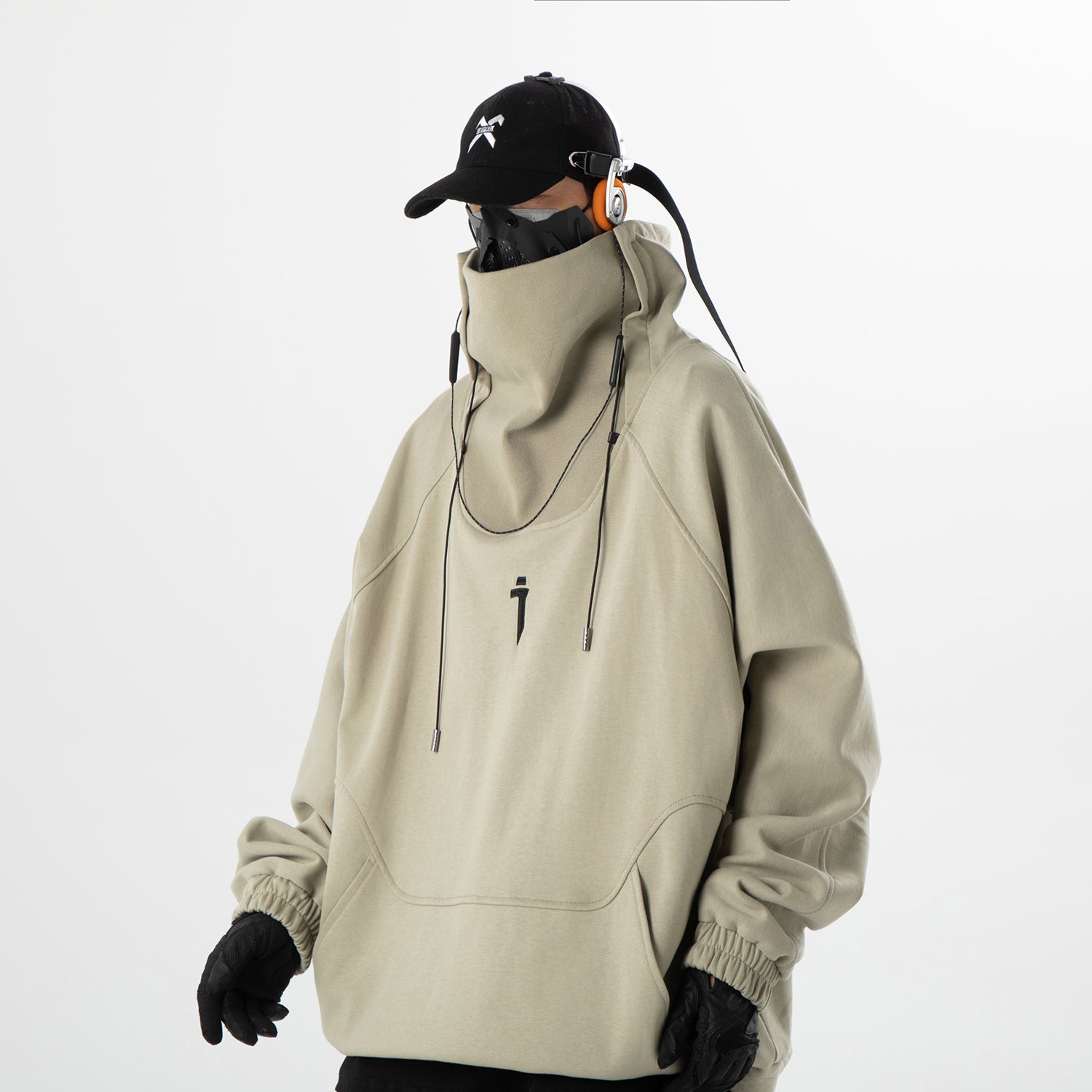 HiH49 Precision High Neck Olive Sweater