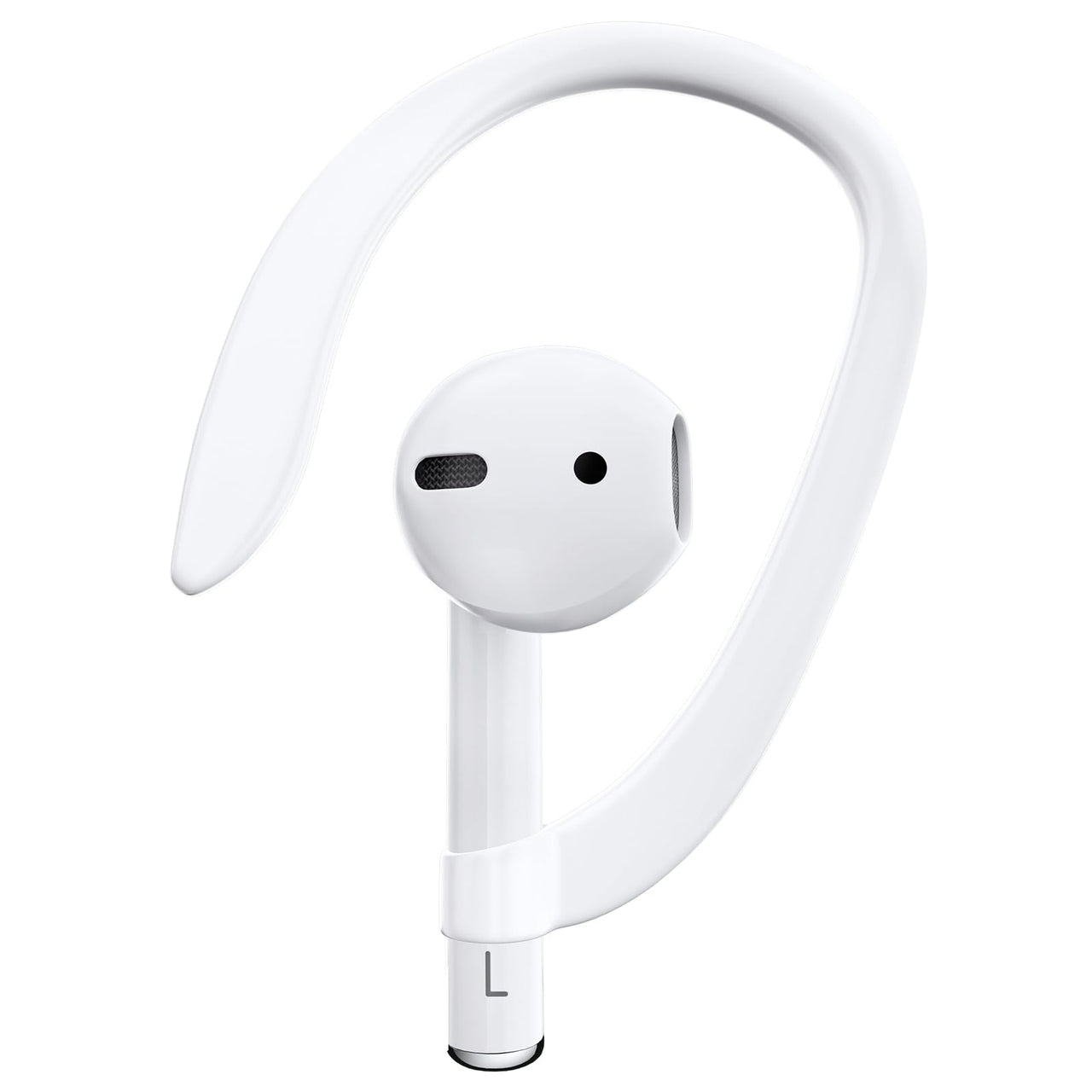 Single Left Replacement Earbud Only Compatible with AirPods 2nd Generation Model A2031 Left Ear Side Wireless Earbud with Detachable Ear Hooks L Side for AirPods 2nd Gen