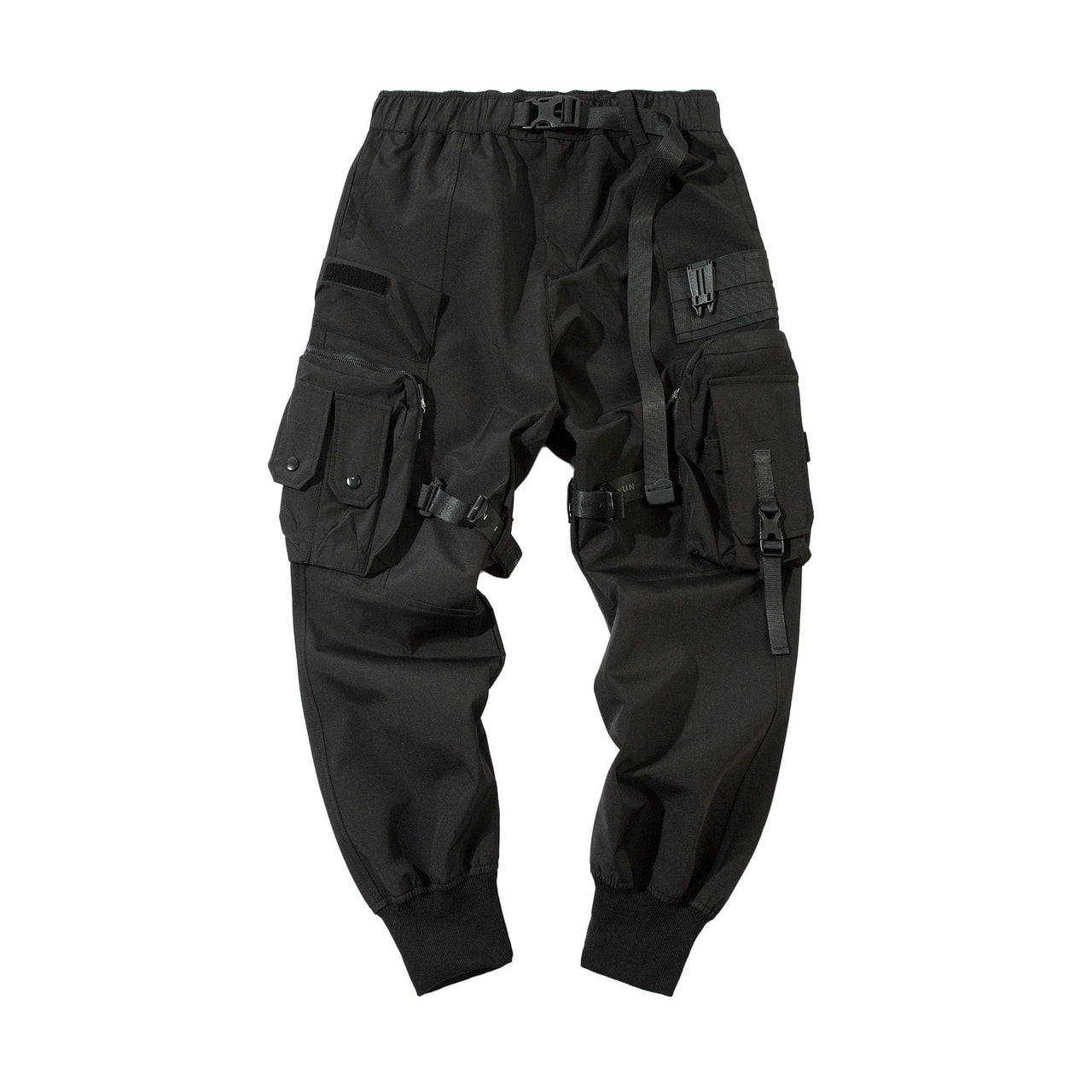 IBP440 Matte Black Paratrooper Joggers