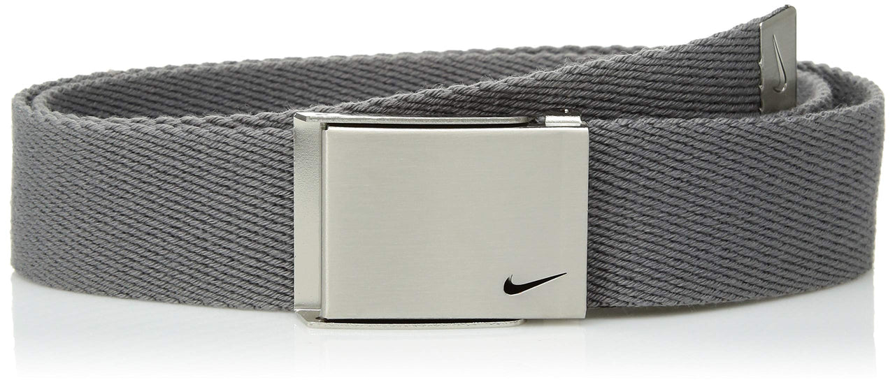 Nike Boys Big Single Web Belt Light Charcoal One Size