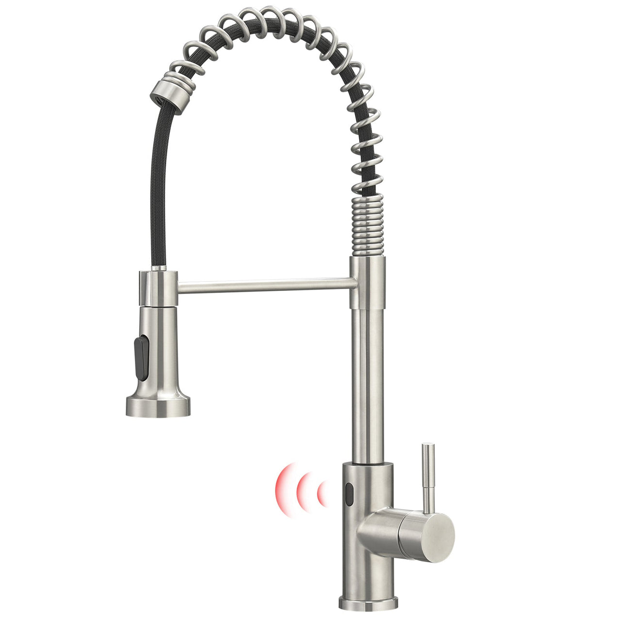 Touchless Kitchen Faucet,Hands Free Automatic Smart Kitchen Faucet Black Smart Kitchen Faucet
