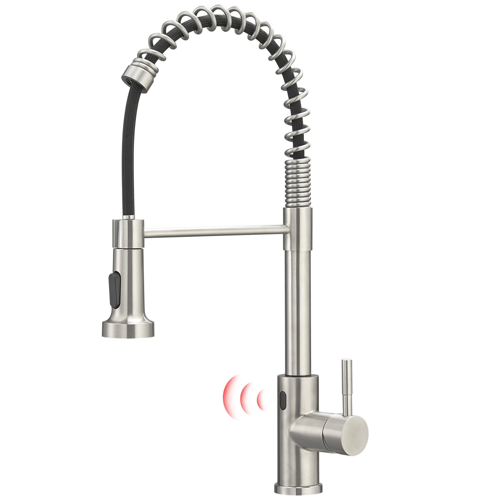 Touchless Kitchen Faucet,Hands Free Automatic Smart Kitchen Faucet Black Smart Kitchen Faucet