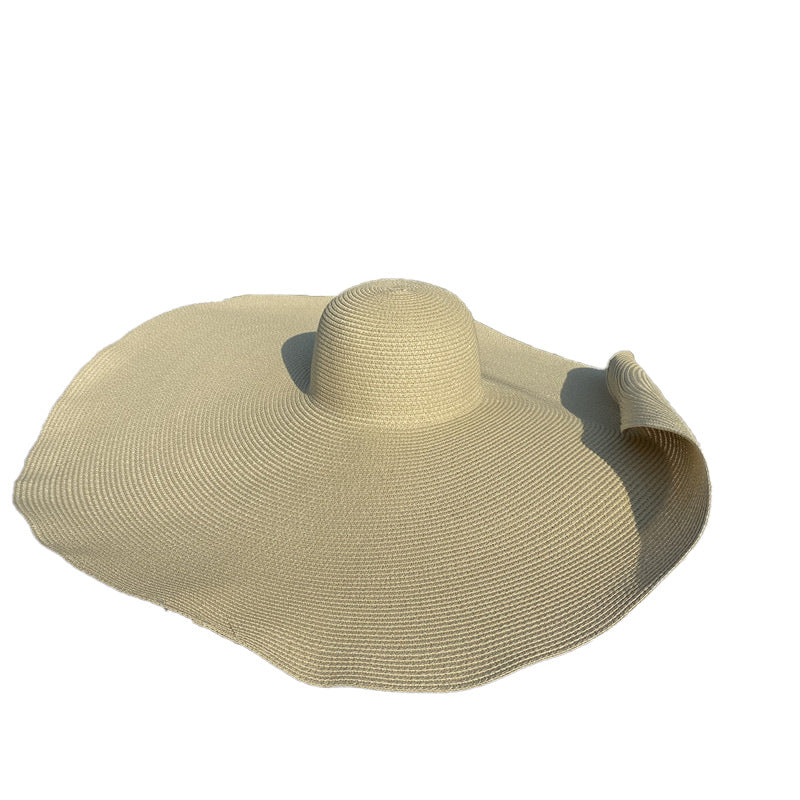 Foldable Beach Straw Oversized Sun Hat