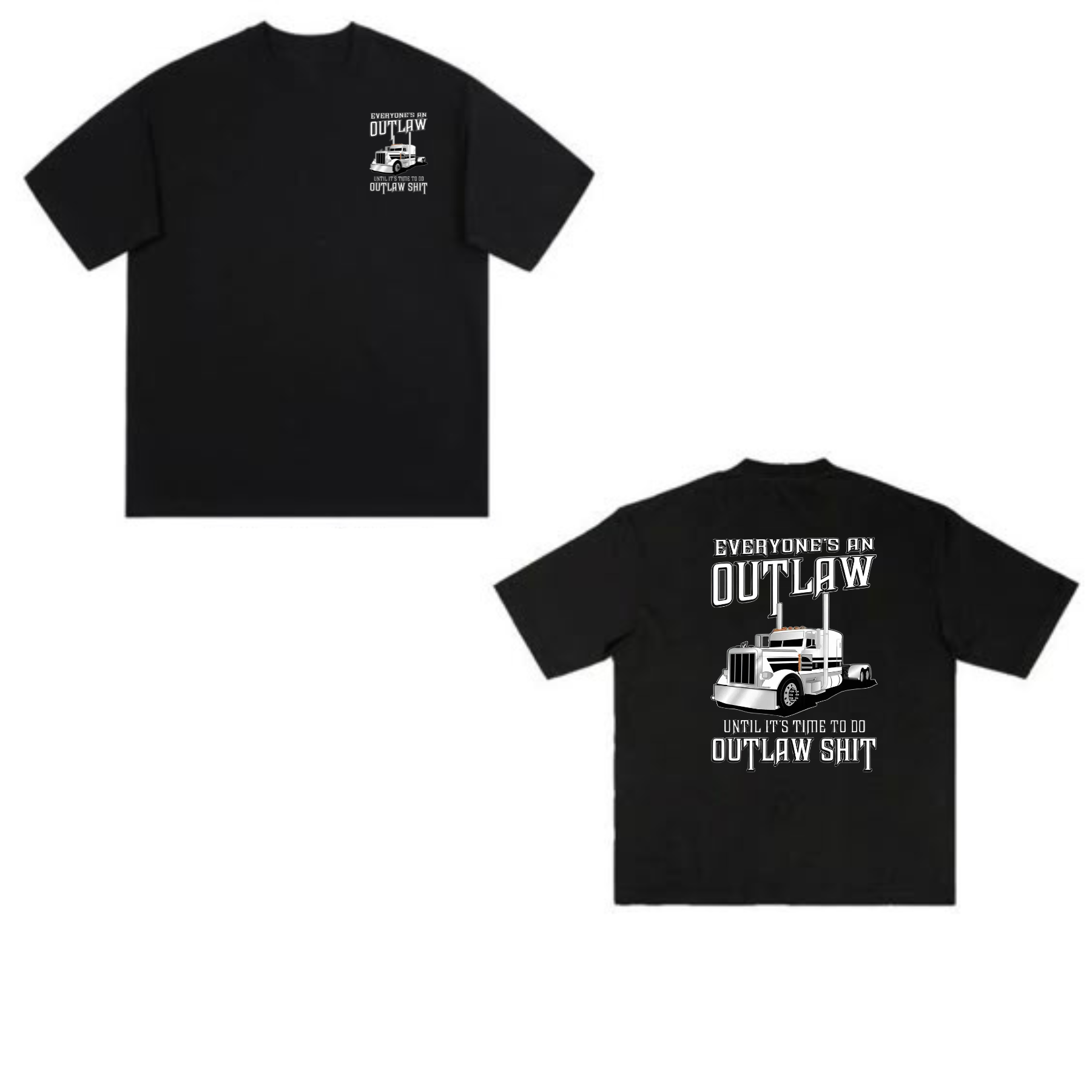 Outlaw Semi Truck T-Shirt - 