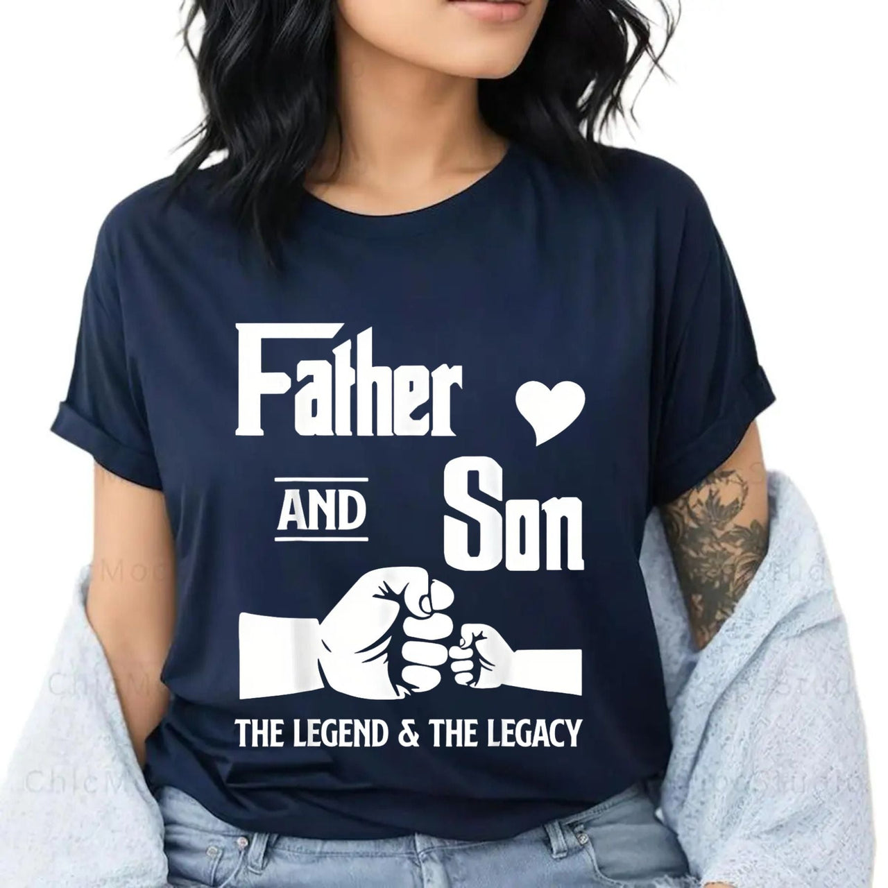 Father and Son Matching T-Shirts - 