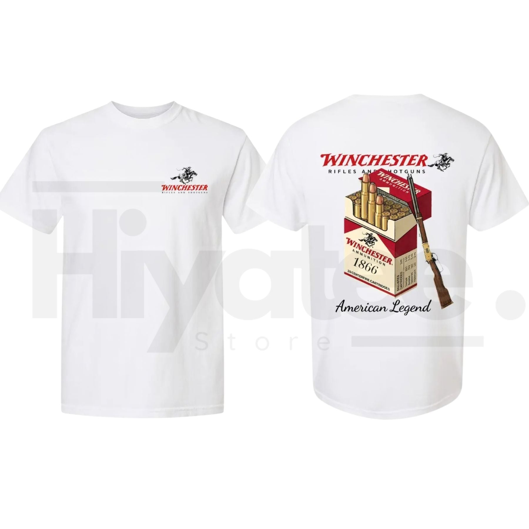 Winchester American Legend 1866 T-Shirt – Vintage Hunting & Ammo Tee