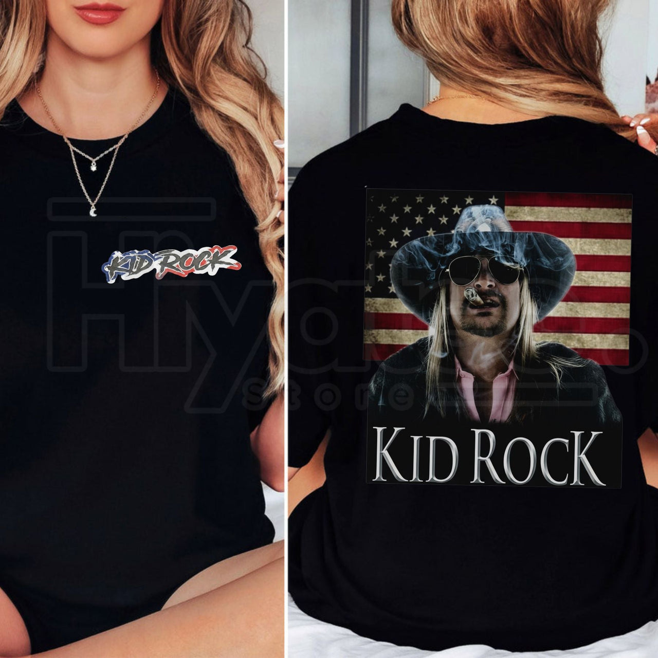 Vtg Kid Rock American Badass – 2024 Tour Fan T-Shirt