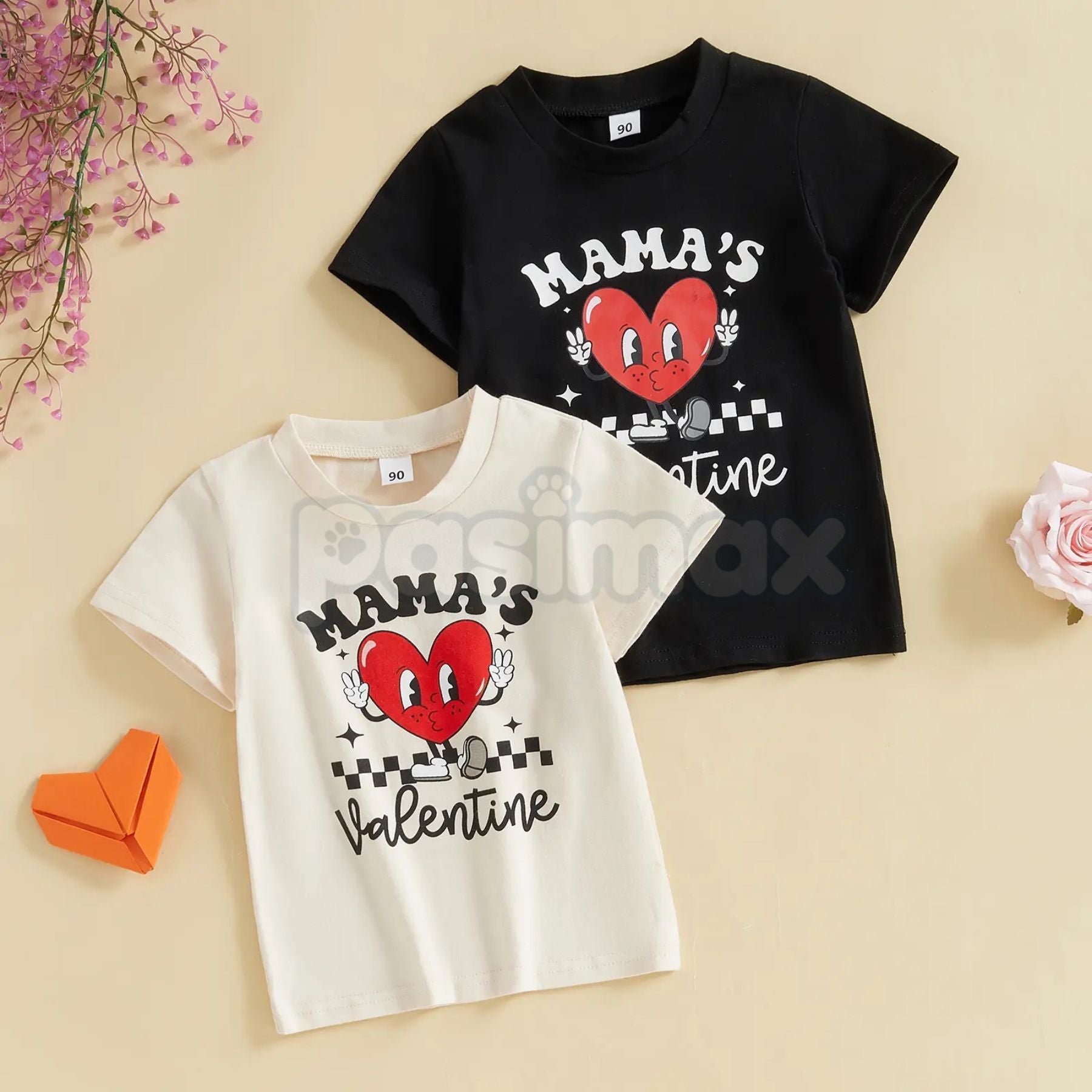 TheFound Baby Boy & Girl Valentine's Day Outfit - Infant & Toddler Heart Letters Graphic Tee, Kids Valentine’s Day T-Shirt, Cute Toddler Holiday Streetwear Tops