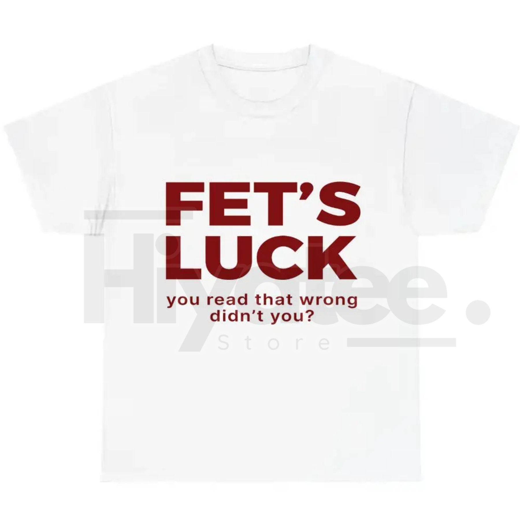 FET'S LUCK Optical Trick Shirt – Trending Humor Graphic Tee (Unisex)