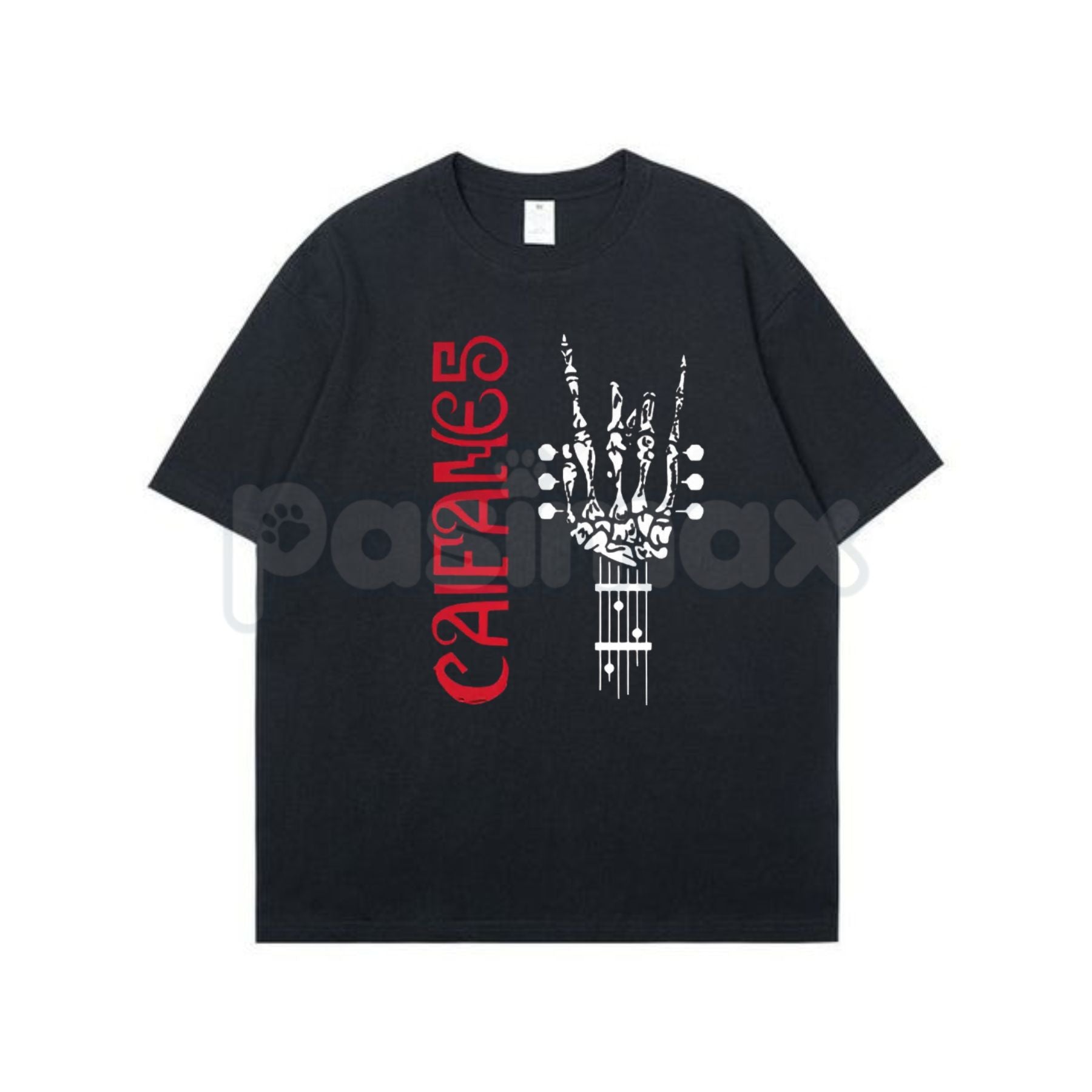 Rock The Silence Caifanes Group – Skull Print Graphic Tee, Retro Rock Hoodie & Sweatshirt