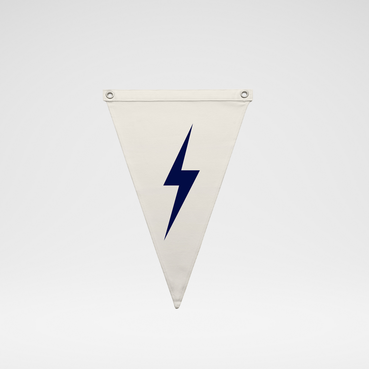 LIGHTNING BOLT CANVAS PENNANT - NAVY