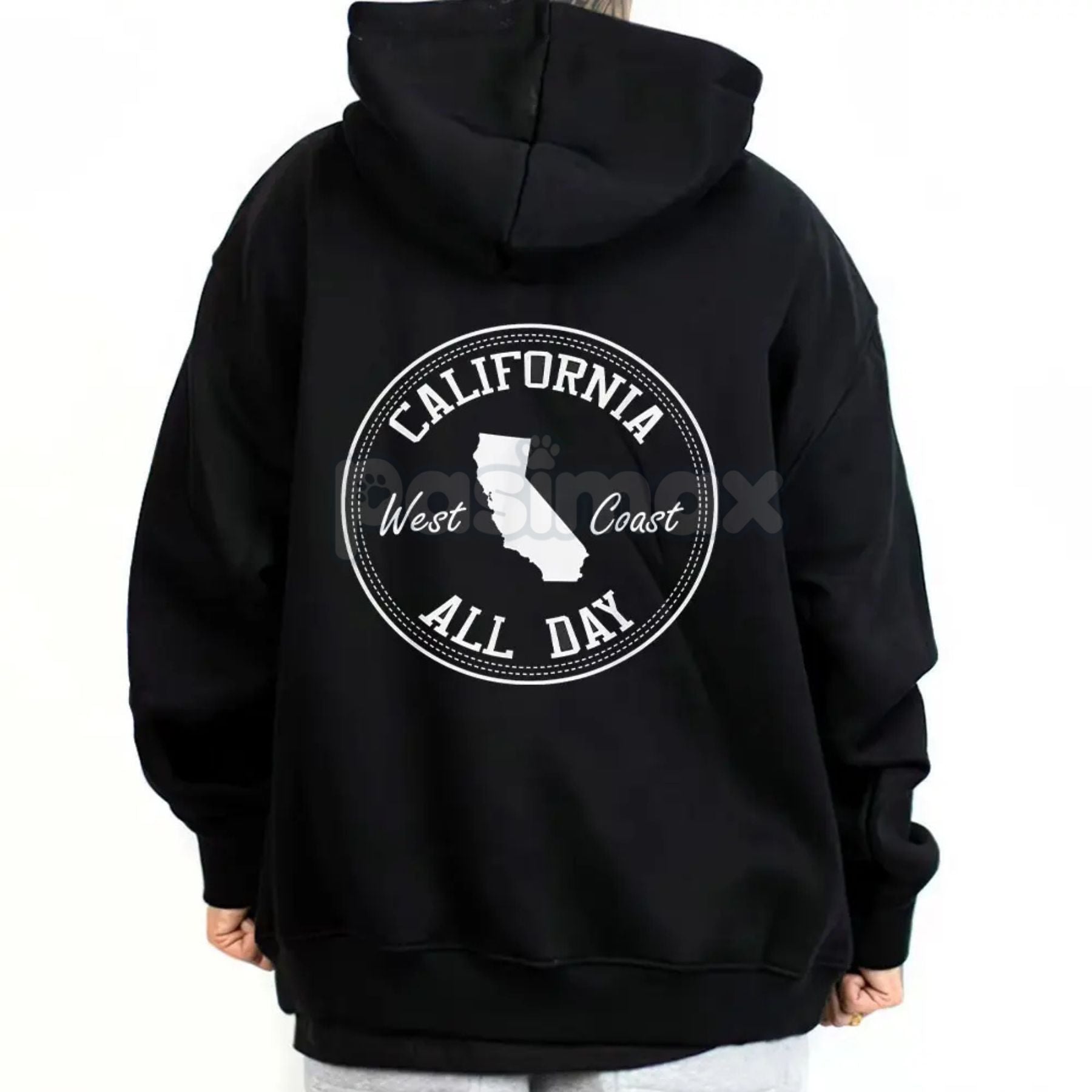 Cali Chicano Lowrider Oversized Graphic Hoodie – Medium Heavy Pullover, Unisex Streetwear Sweatshirt