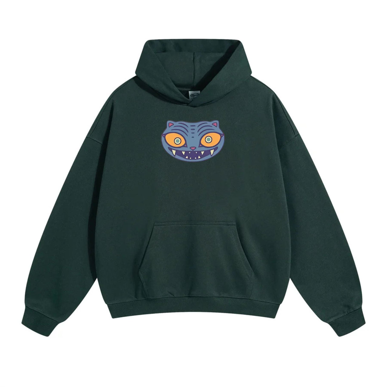 Derpy Tiger Zoey Hoodie – Cute & Funny Animal Graphic Pullover, Adorable Unisex Gift