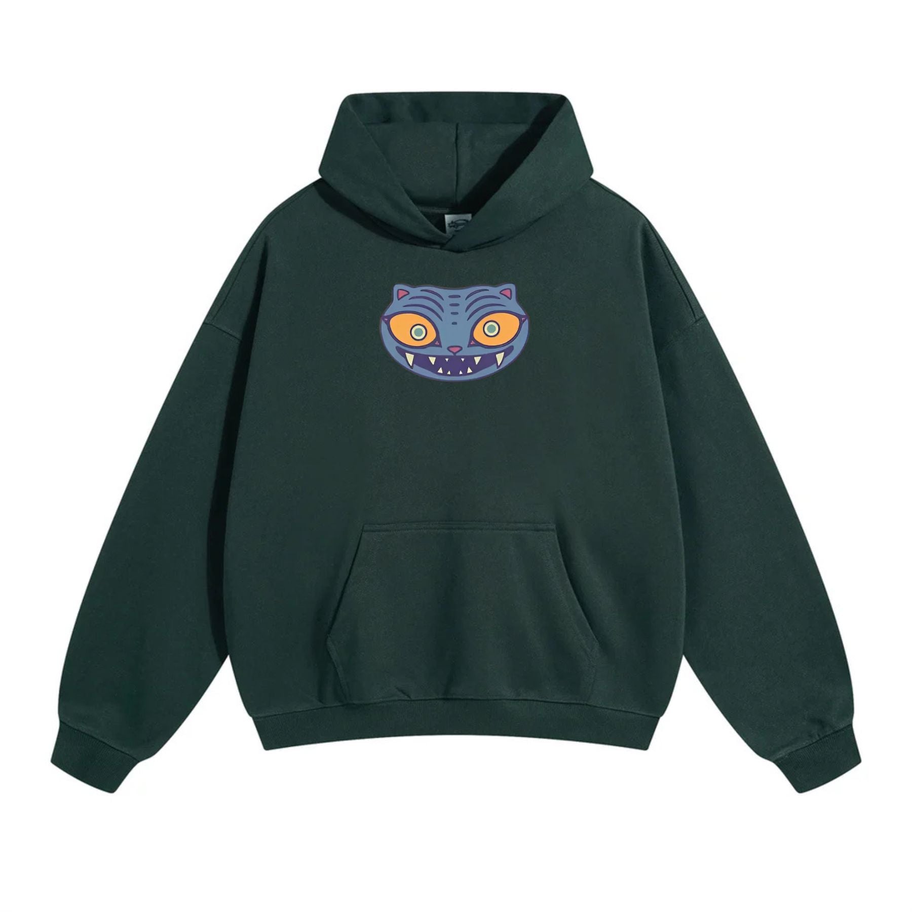 Derpy Tiger Zoey Hoodie – Cute & Funny Animal Graphic Pullover, Adorable Unisex Gift