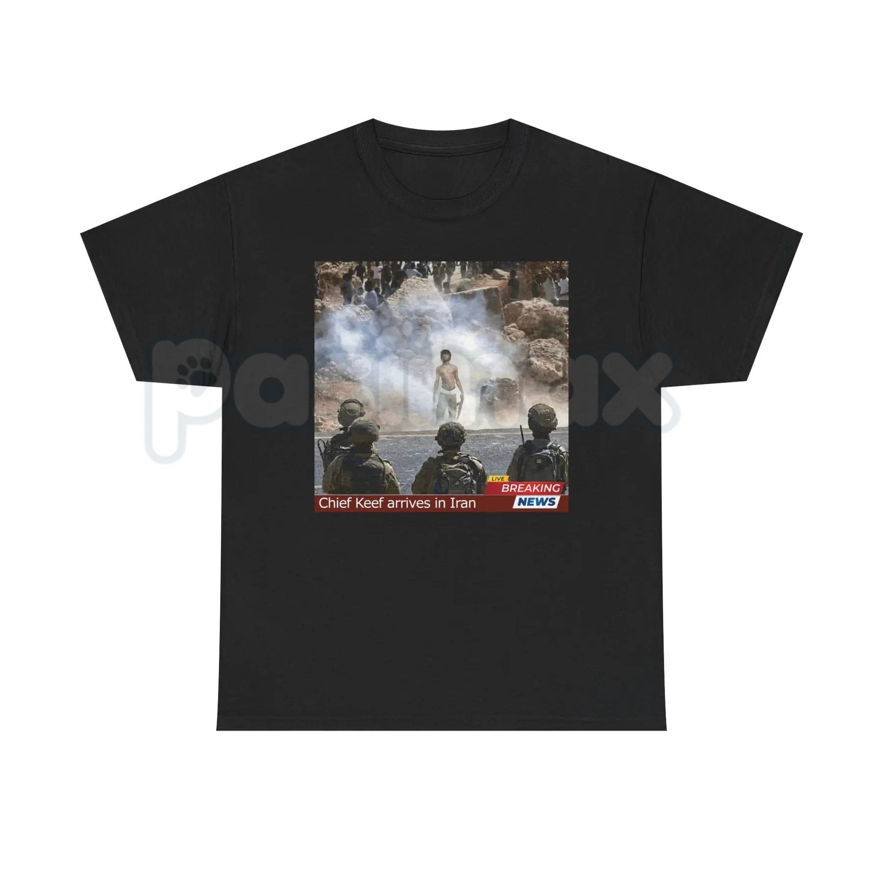 Chief K in Iran Graphic T-Shirt - Viral Streetwear Culture Tee, Premium 100% Cotton Glo-Style Fan Top, International Hip-Hop Aesthetic Shirt, Limited Edition Graphic Print Tee, Soft Lived-In Urban Fashion Apparel