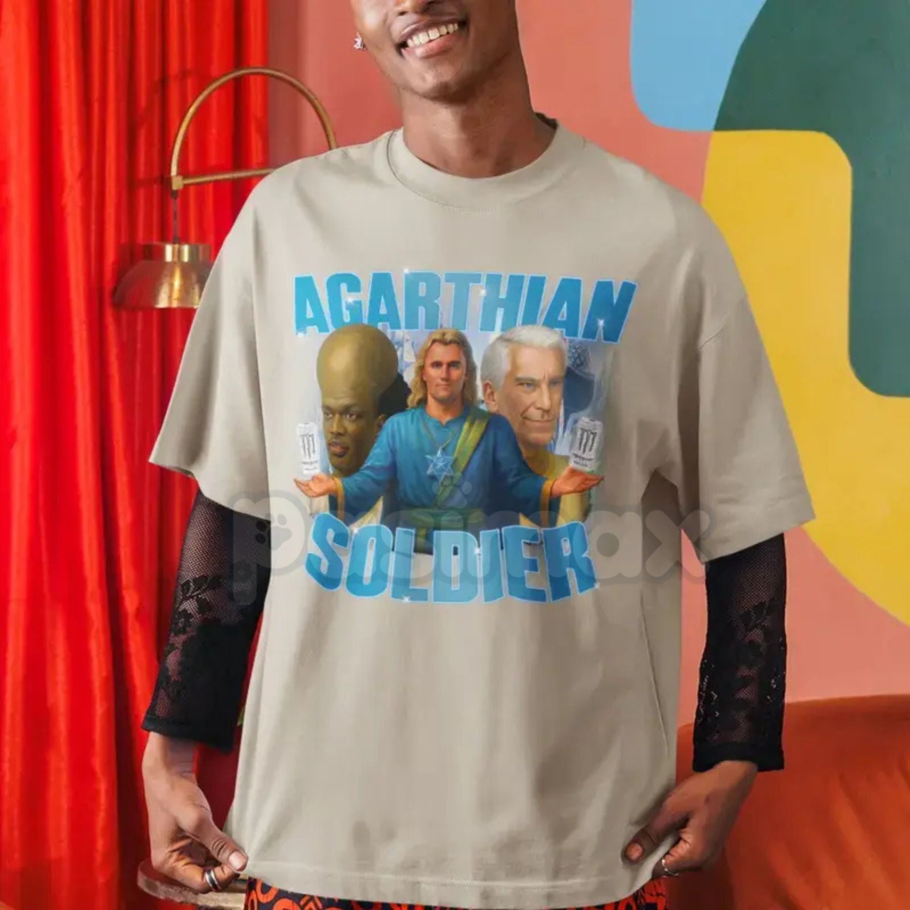 Agarthian Soldier Graphic T-Shirt - 