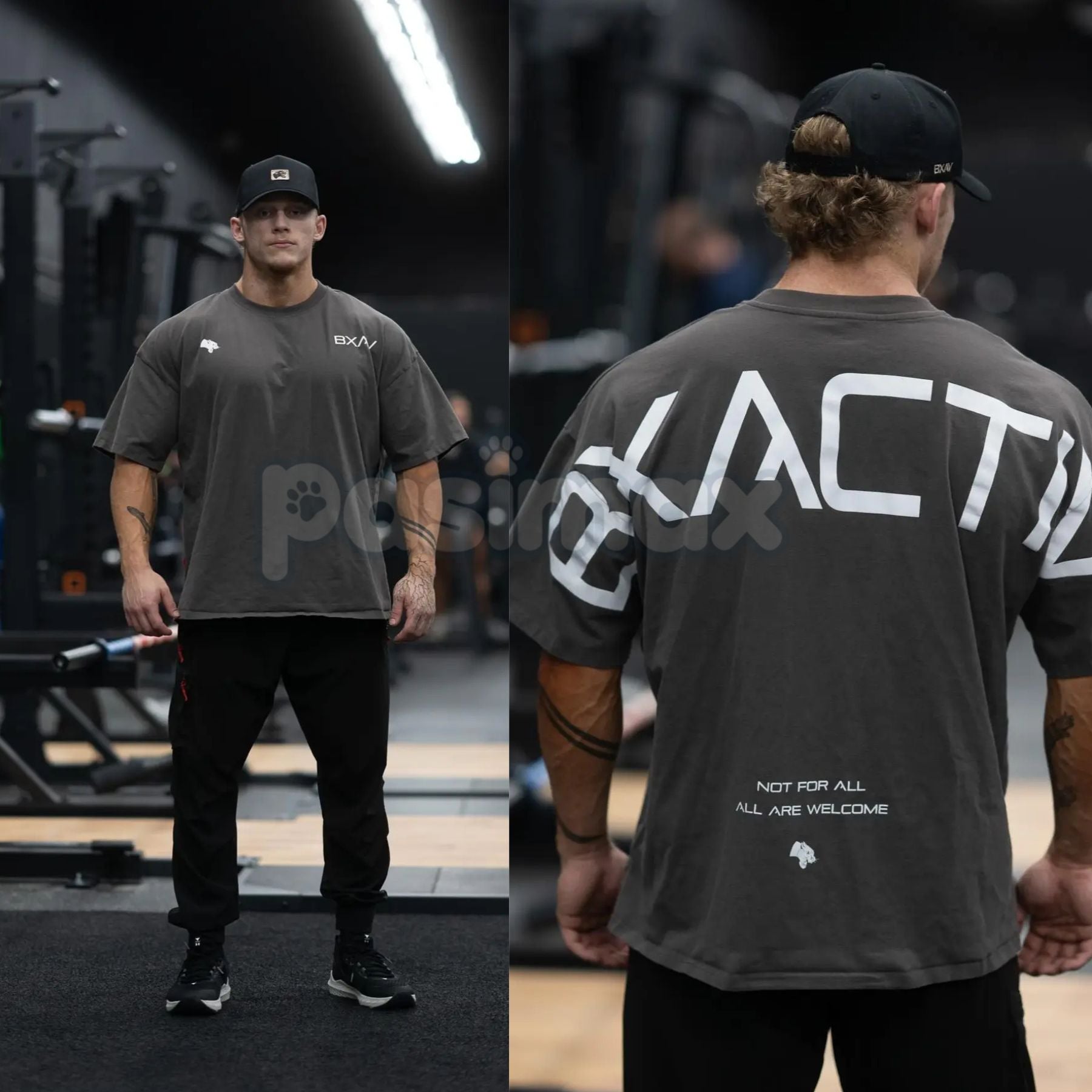 BXACTIV Logo T-Shirt - Unisex Classic Brand Graphic Tee, Modern Streetwear Apparel, Soft Cotton Trendy Slogan Shirt
