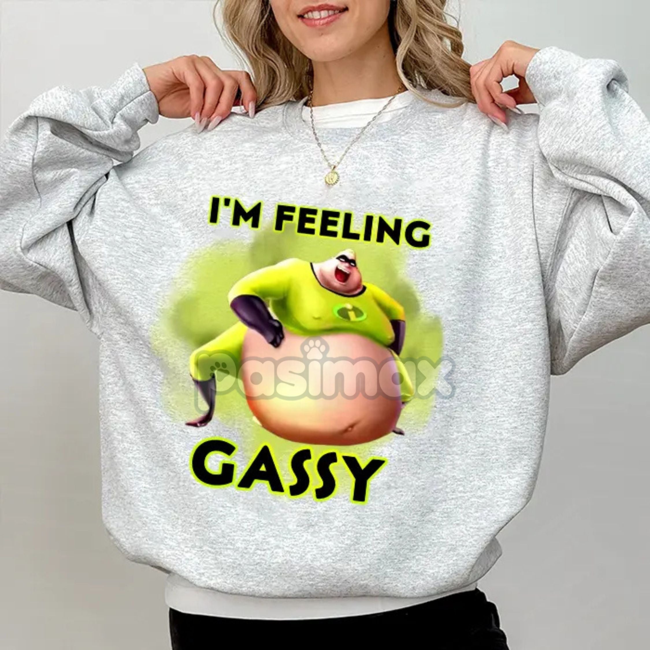 The Incredibles Gassy Sweatshirt – Fun & Humorous Disney Pixar Fan Apparel