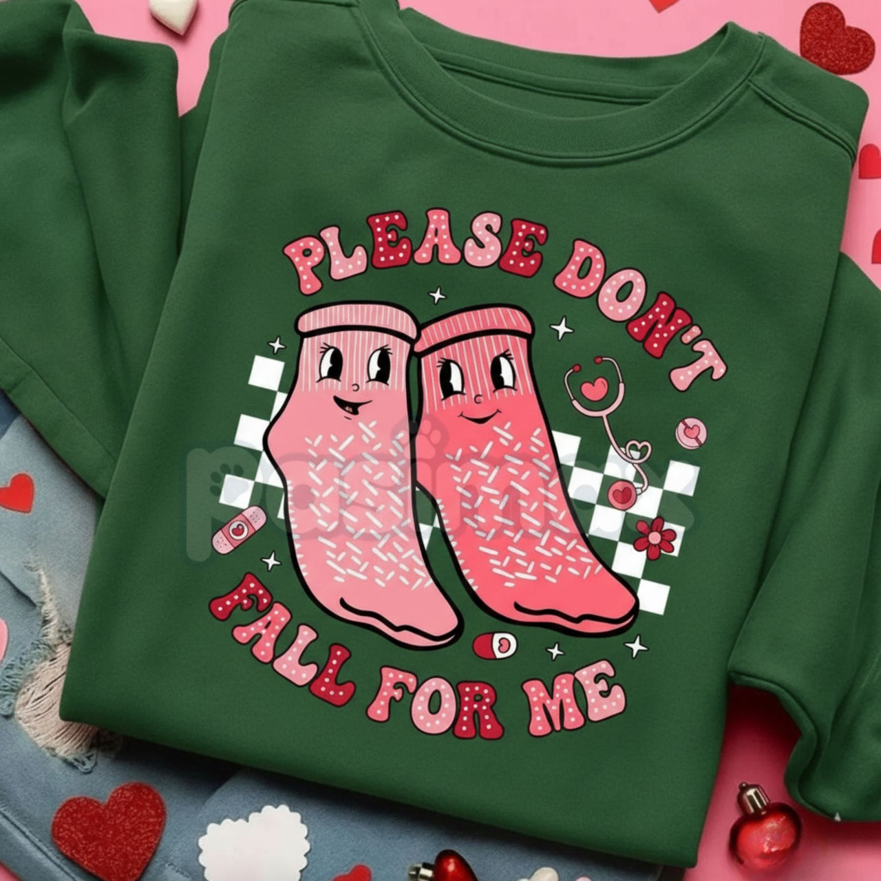 Nurse Valentine Sweatshirt | Valentine’s Day Nursing Sweater | Stethoscope Heart Crewneck | RN LPN Nursing Student Jumper | Aesthetic Medical Valentine Gift | Cute Nurse Practitioner Pullover