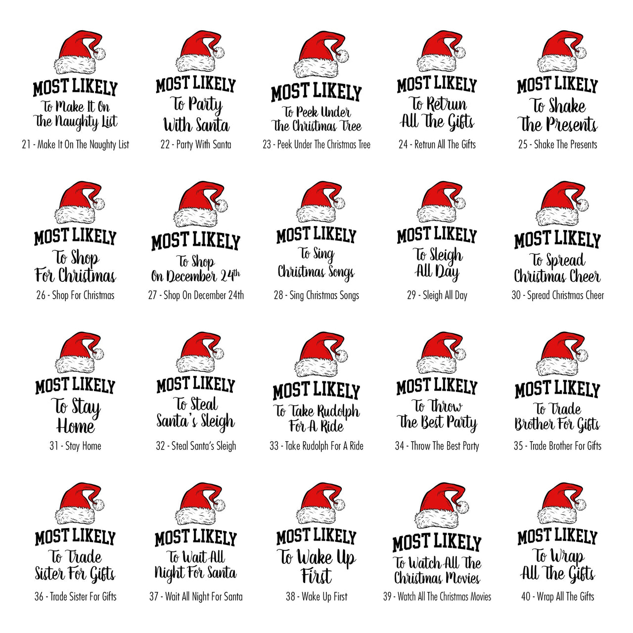 Most Likely To Christmas Family Holiday Memories And Cozy Gatherings Comfort Colors Tee