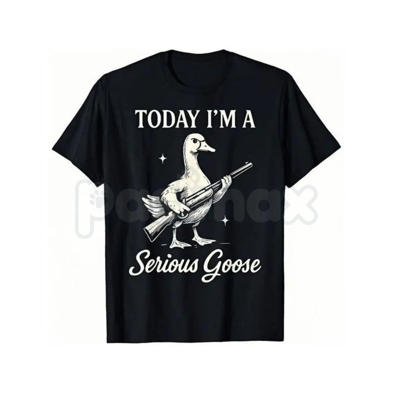 Serious Goose Graphic Shirt – Quirky Animal Art Hoodie & Funny Slogan Streetwear Sweatshirt