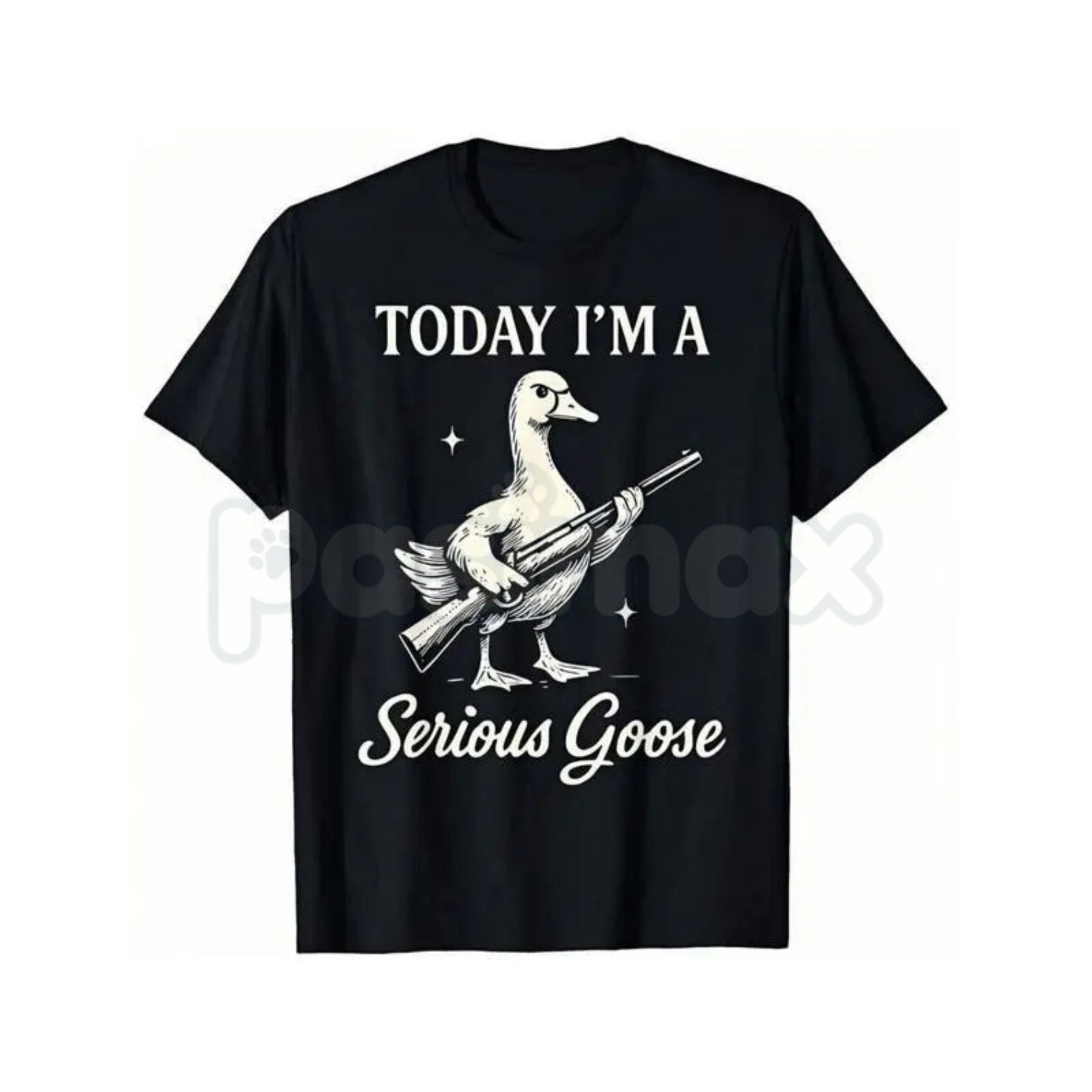 Serious Goose Graphic Shirt – Quirky Animal Art Hoodie & Funny Slogan Streetwear Sweatshirt