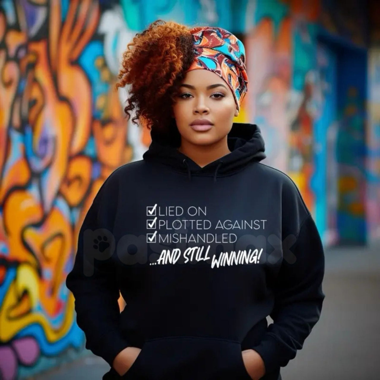 Still Winning Resilience Hoodie – Motivational Statement Streetwear, Lied On Plotted Against Graphic Pullover, Unisex Urban Apparel
