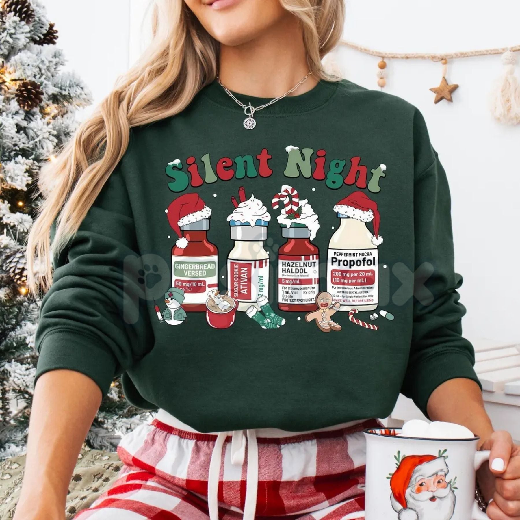 Compassionate Care Nurse Christmas Sweatshirt | 