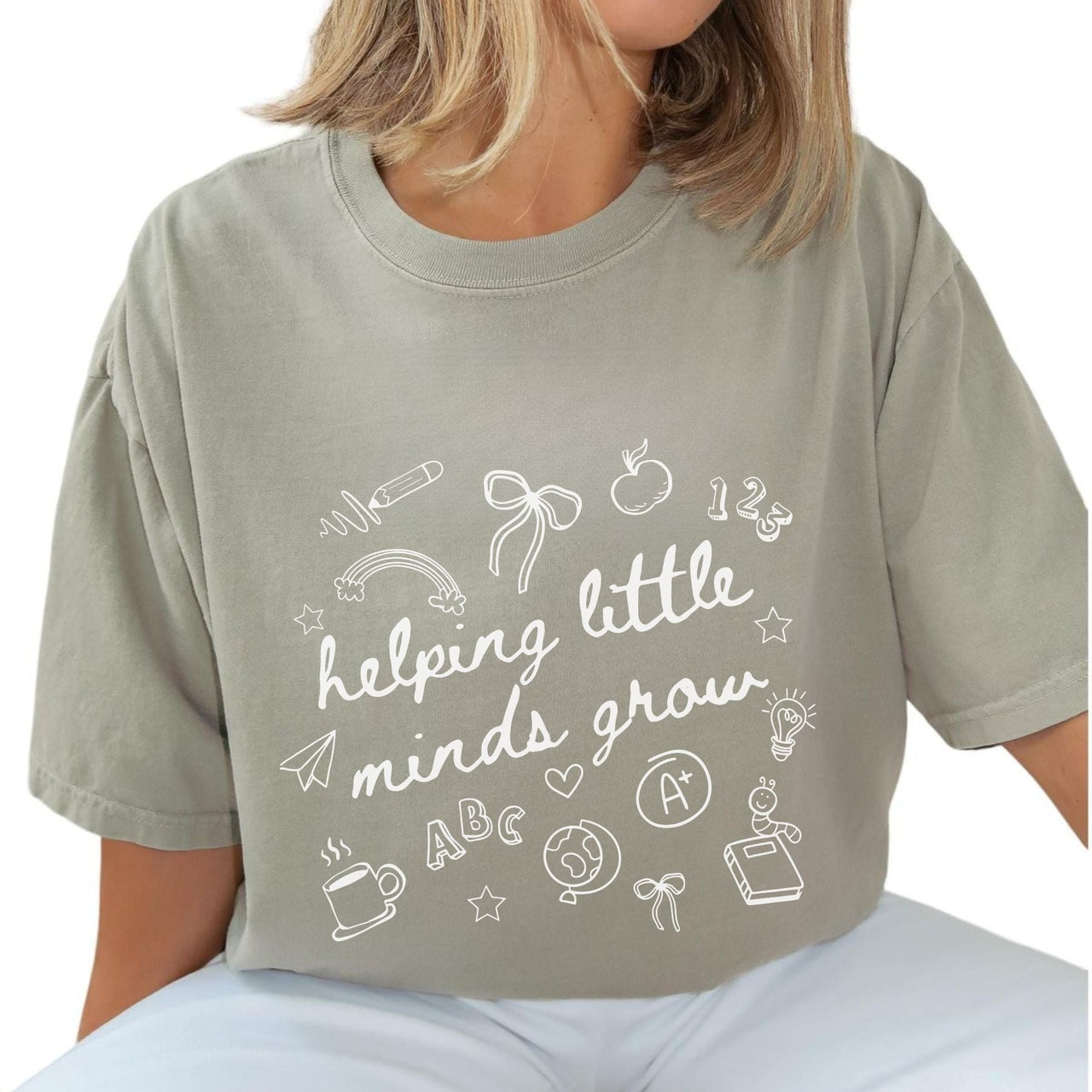 Kindergarten & Preschool Teacher Tee – Comfort Colors, Back to School Shirt, Early Childhood Educator Gift, Cute Teacher Life Top