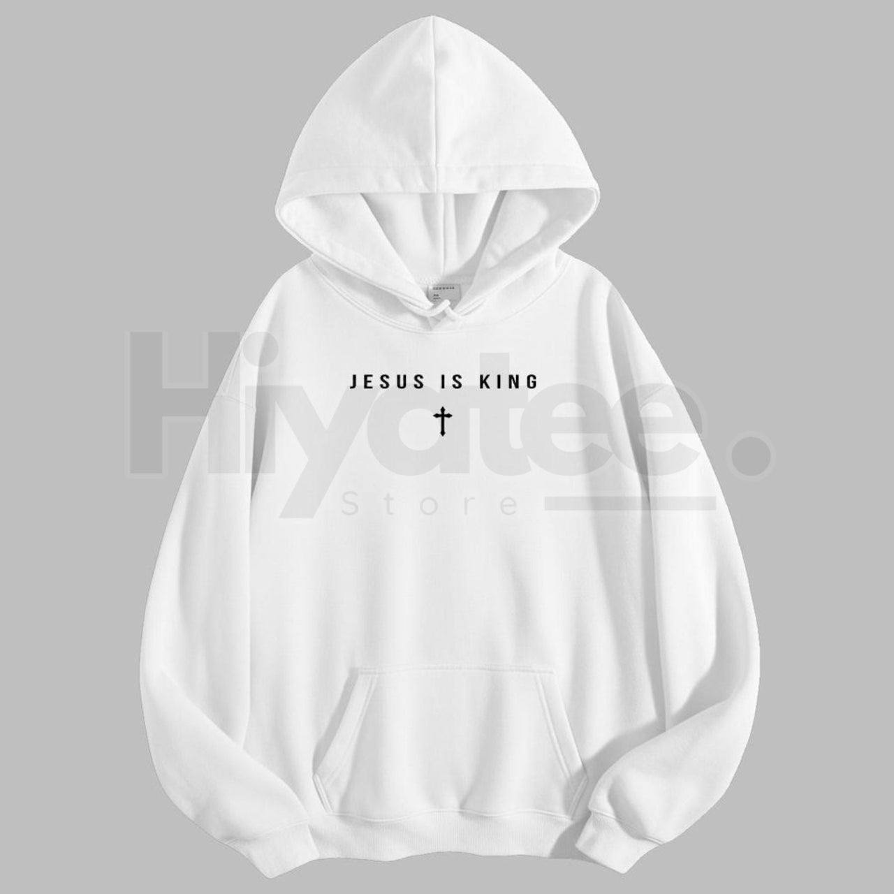 Men's Jesus Is King Cross Graphic Hoodie