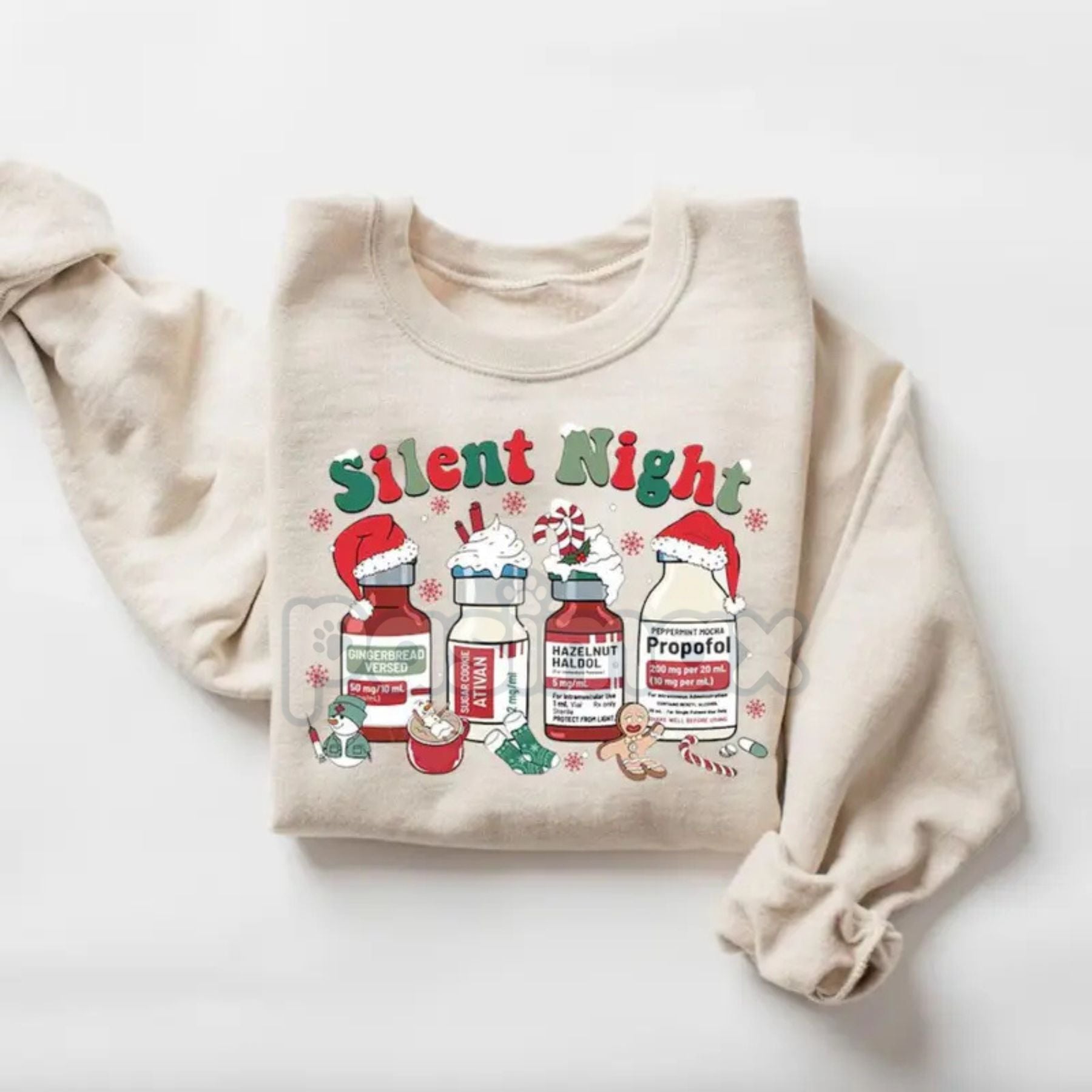 Medical Staff Holiday Hustle Sweatshirt – Funny 