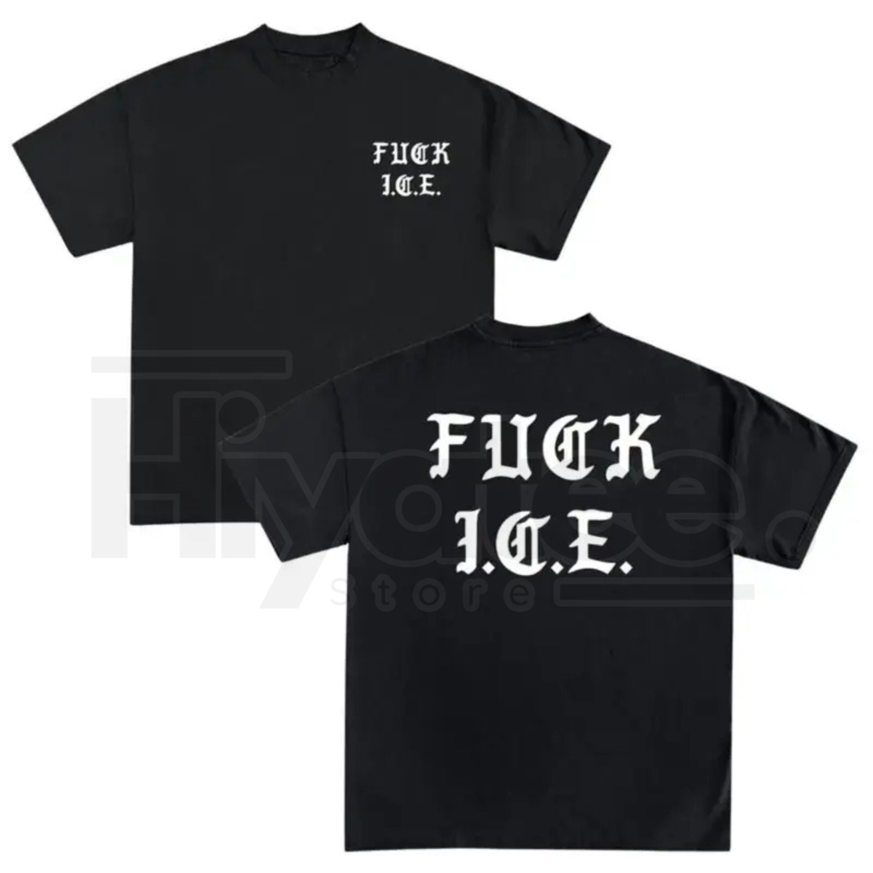 Old English Anti-ICE T-Shirt – Pro-Immigration & Social Justice Graphic Tee