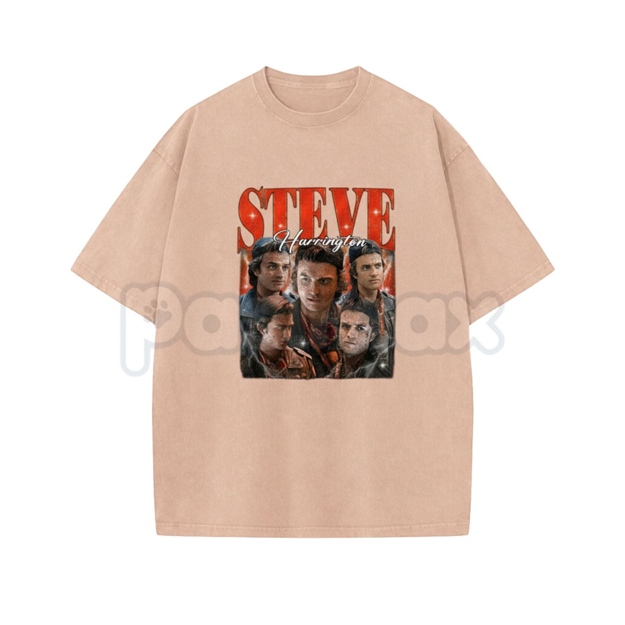 Steve Harrington Unisex Washed T-Shirt – Vintage Hawkins 