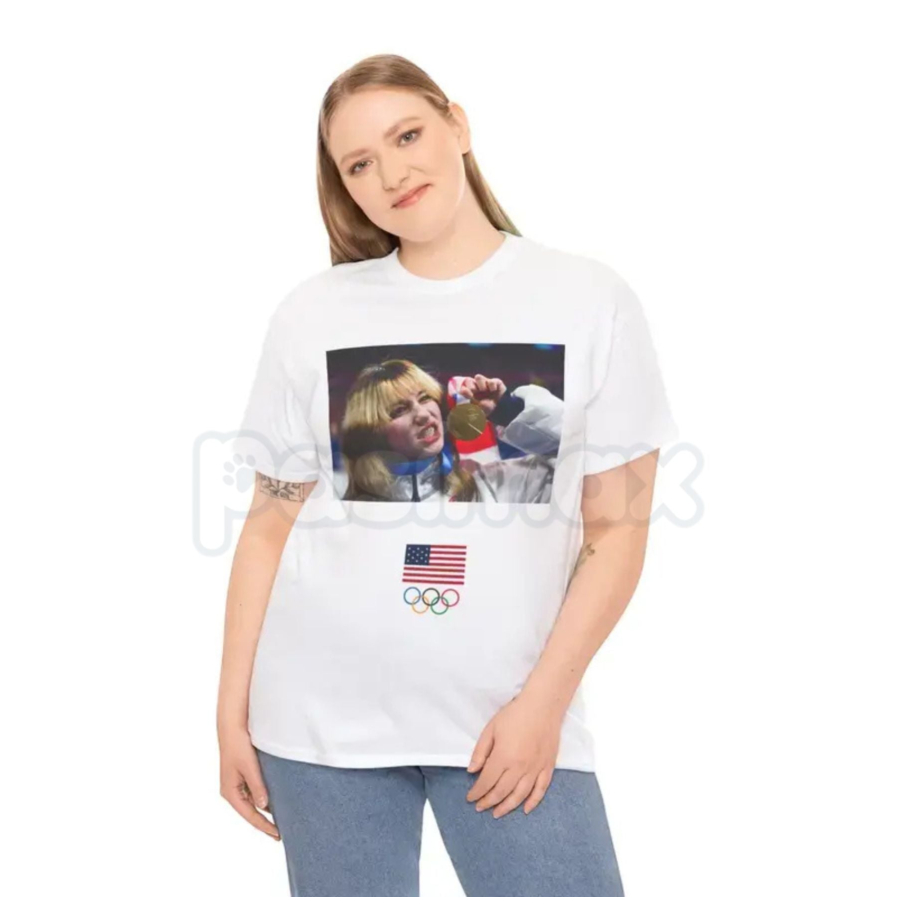 Team USA Olympics American Flag T-Shirt - Official Style Olympic Rings Graphic Tee, Premium 100% Cotton Team USA Fan Top, United States Olympic Committee Inspired Apparel, Patriotic Summer & Winter Games Shirt, Classic USA Pride Sportswear