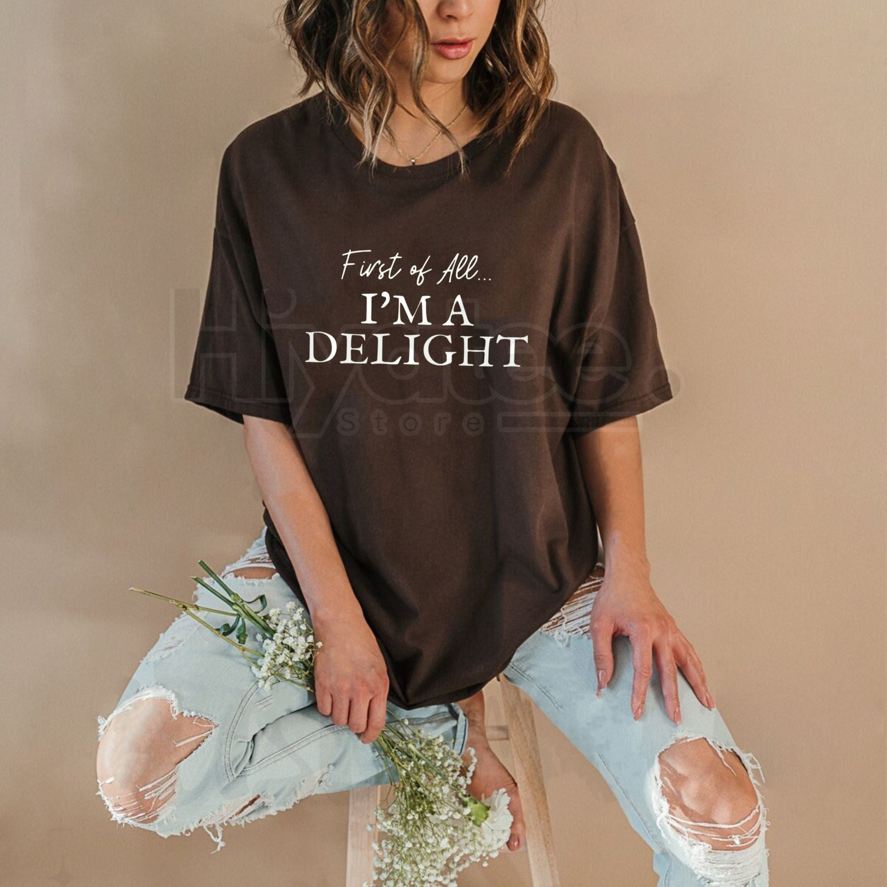 Women's Letter Print Round Neck Tee – Casual Fashion Crew Neck Holiday T-Shirt