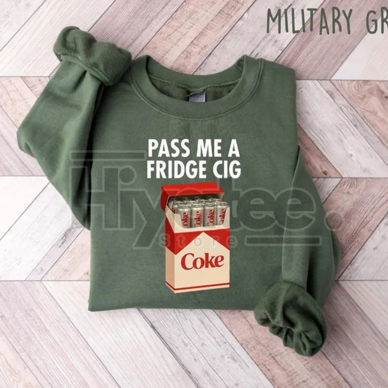 Just a Fridge Cigar.ette Diet Coke Sweatshirt: Funny Meme Shirt, Emotional Club Aesthetic, Sad Humor Gift, I Need a Diet Coke Shirt