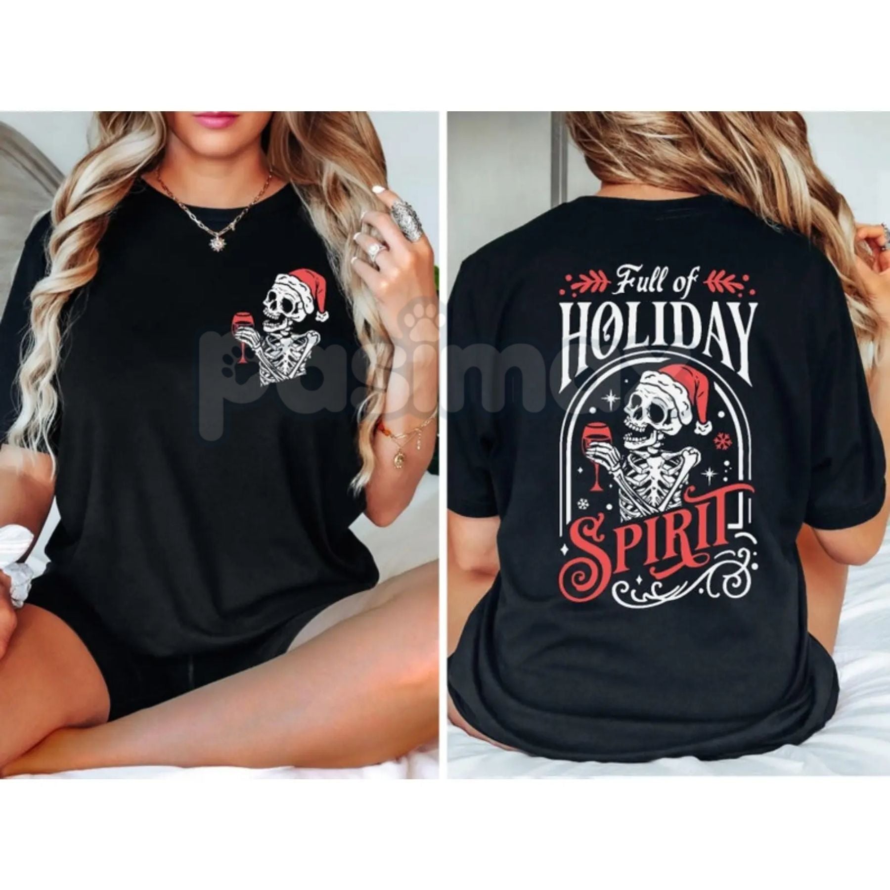 Christmas Skeleton T-Shirt - 