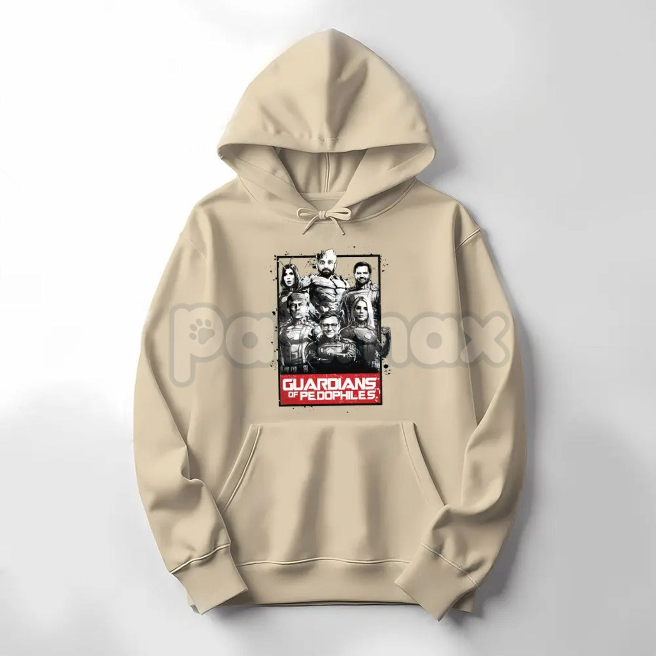 GOP Guardians of Pedos Statement Hoodie – Edgy Political Satire Pullover, Unisex Social Commentary Apparel