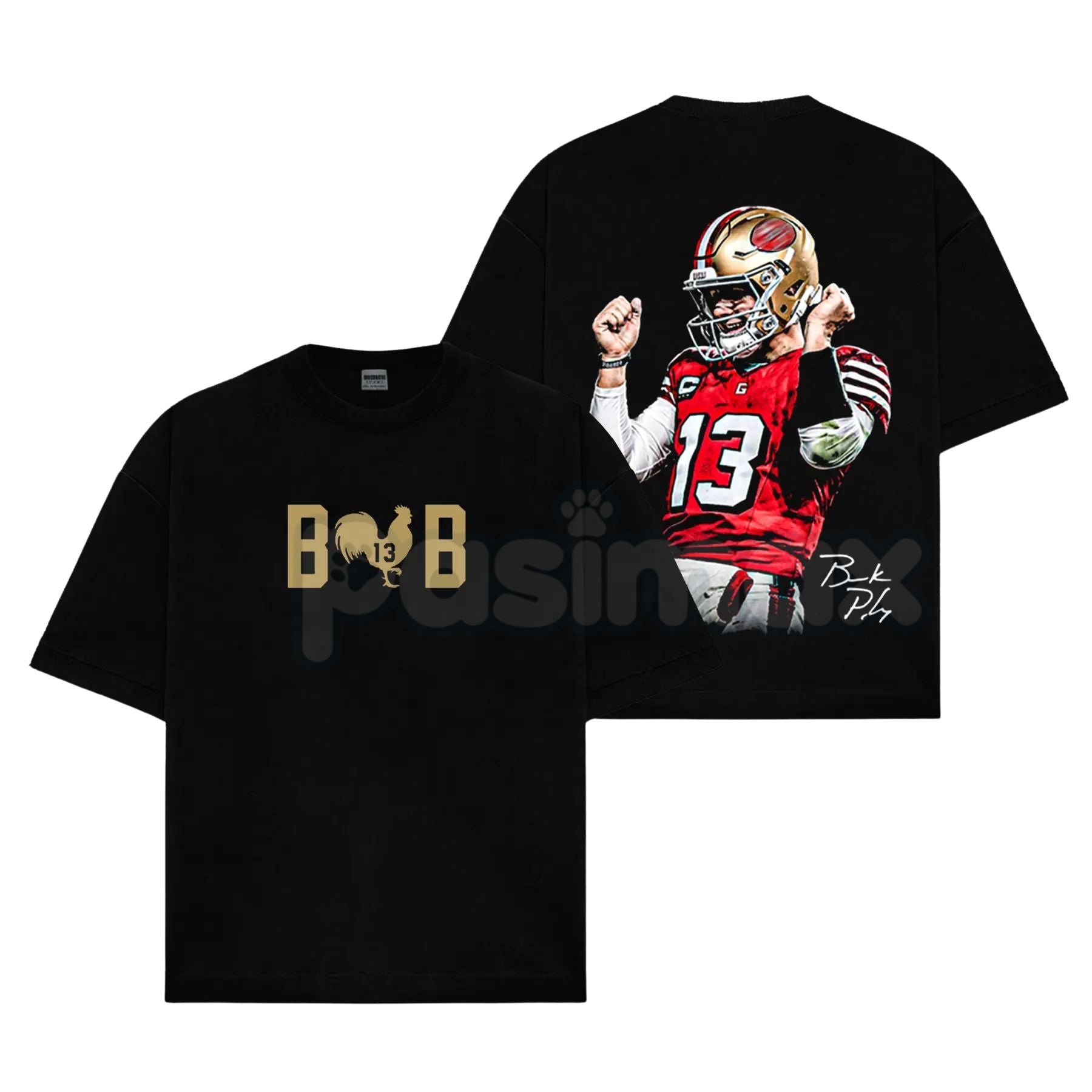 Brock Purdy 13 'Big Cock Brock' For Niner Gang – Funny Game Day Cotton Hoodie, T-Shirt & Sweatshirt