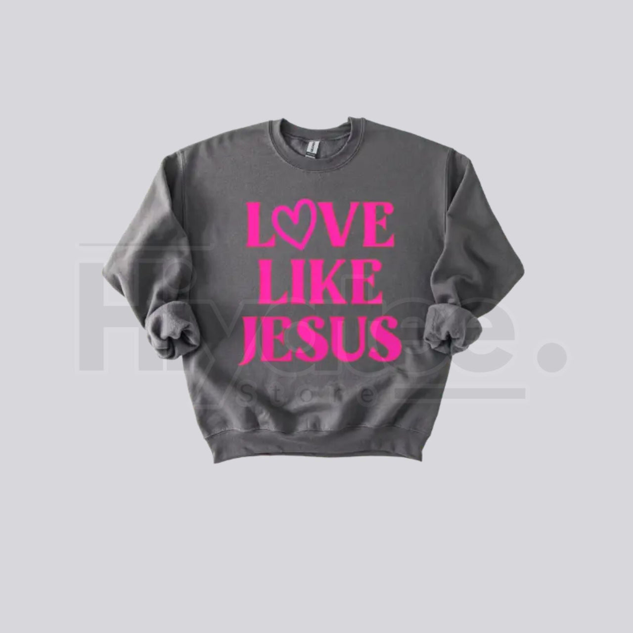 Love Like Jesus Valentine’s Day Sweatshirt: Aesthetic Christian Crewneck